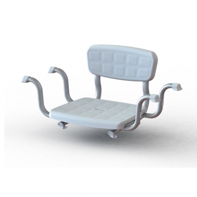 Sedile per vasca regolabile in larghezza con schienale - linea King