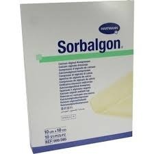 Medicazione in compressa in alginato di calcio - Sorbalgon (10pz)