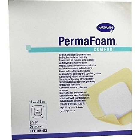 Medicazione in schiuma di poliuretano - PermaFoam Comfort (3 pz)