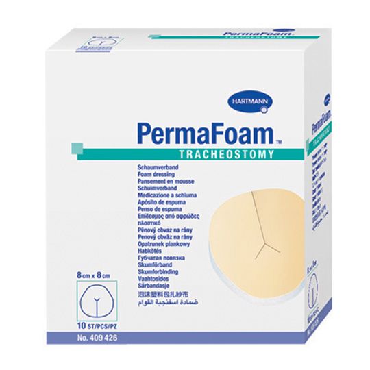 Medicazione in schiuma di poliuretano - PermaFoam Tracheostomy