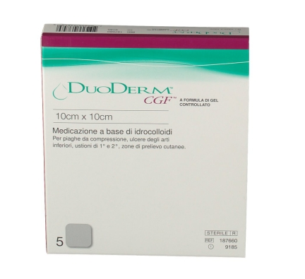 Medicazione occlusiva idrocolloidale - DuoDERM CGF con bordo adesivo